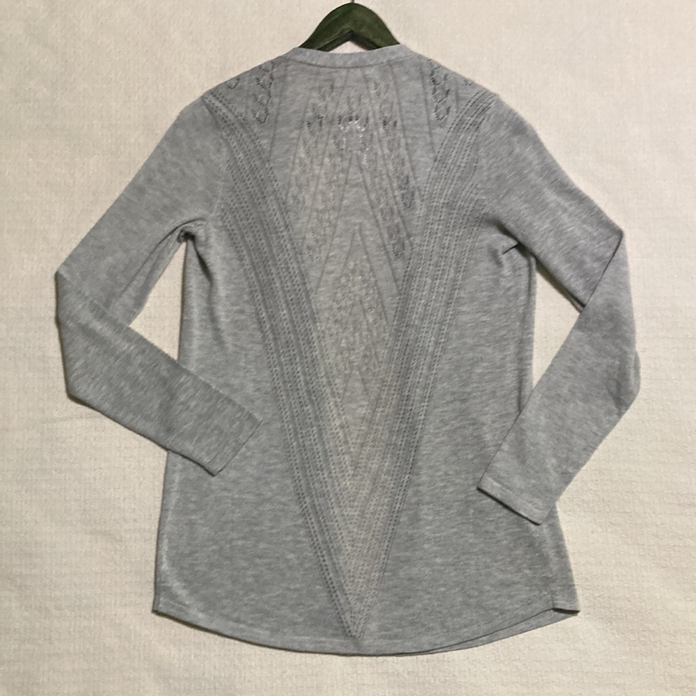 Maurices Knit Back Gray Cardigan Size XS NWT